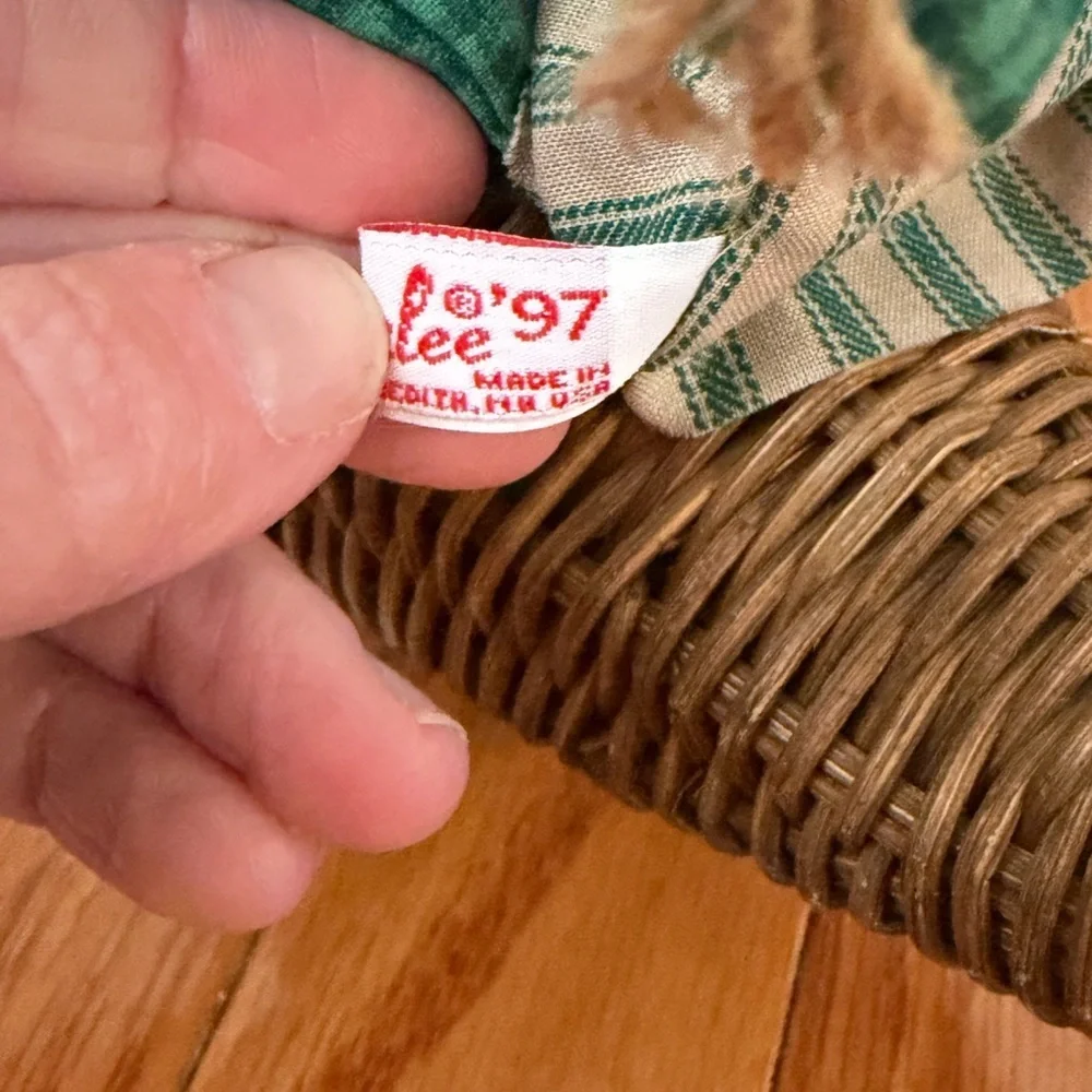 Annalee Scarecrow Basket fall Harvest Decor cornucopia 1997 Thanksgiving - Picture 8 of 12
